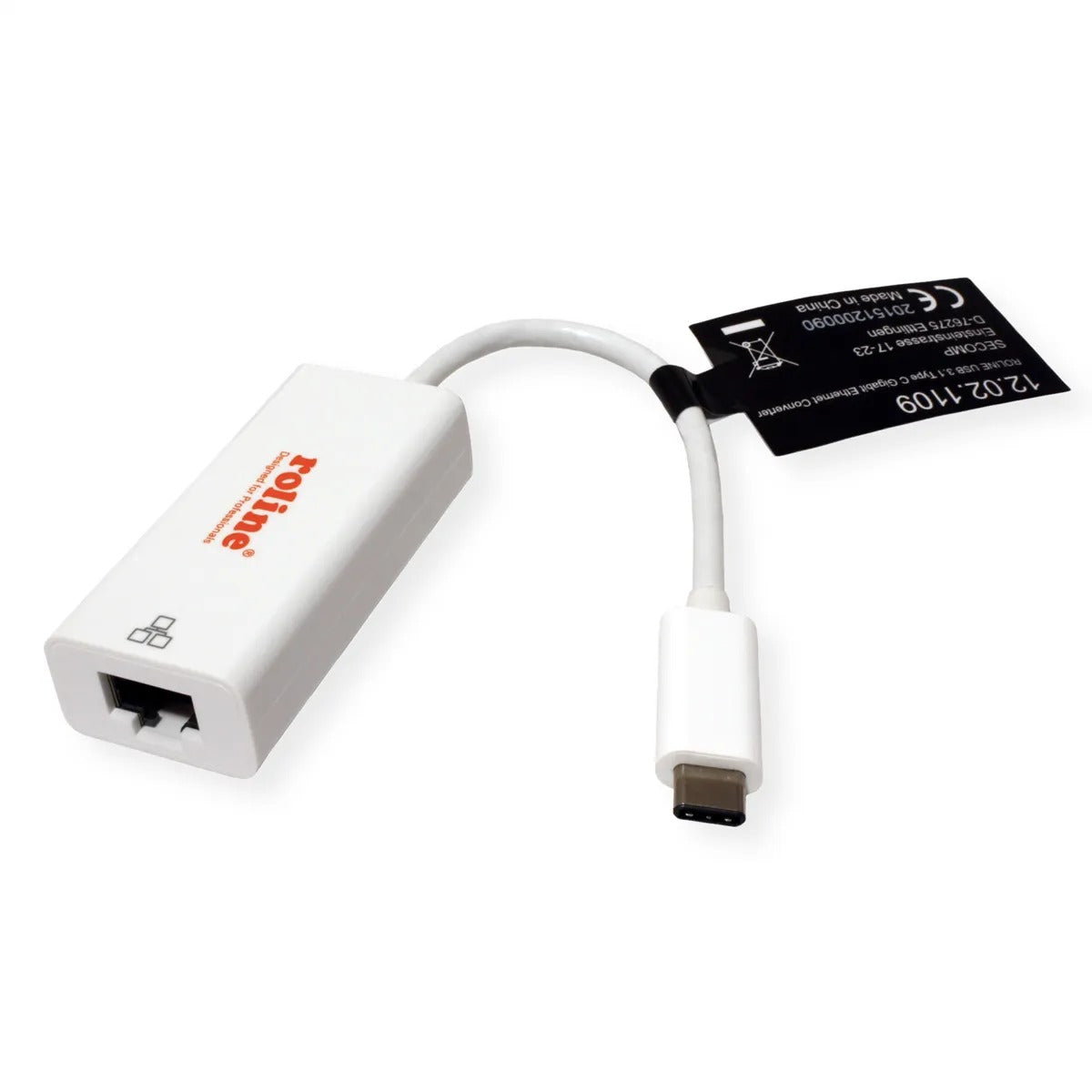 ROLINE USB 3.1 to Gigabit Ethernet Converter - 25 g - 16 x 26 x 60 mm (12.02.1109)