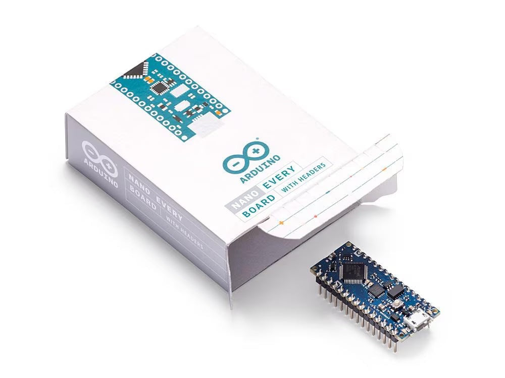Arduino Nano Every - Compact and Powerful Board - Compatible with Arduino IDE - Model ABX00028