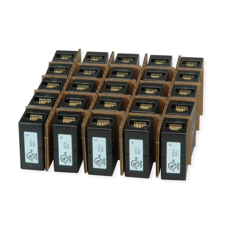 ROLINE RJ-45 Coupler Unshielded Cat.6 Pack of 25 (21.17.3113)