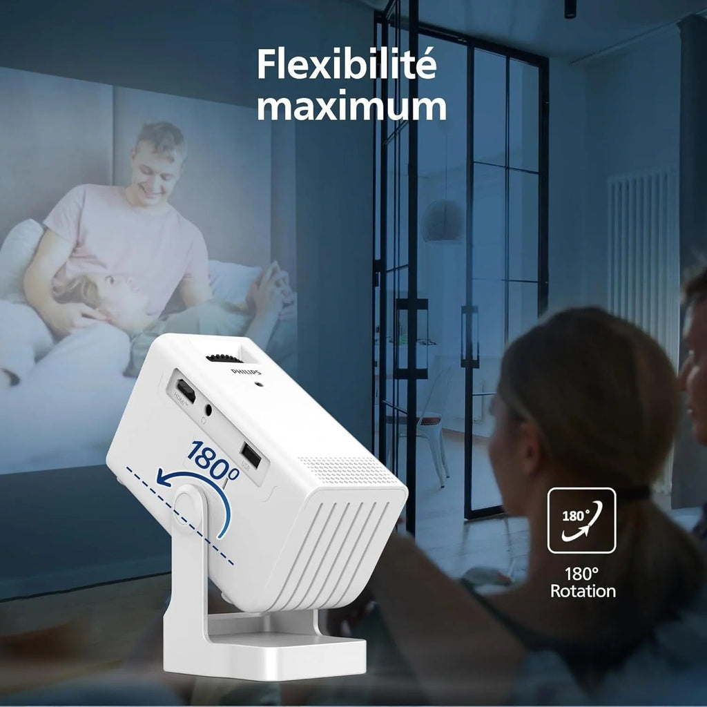 Philips NeoPix 140 Projector NPX140 White Wi-Fi