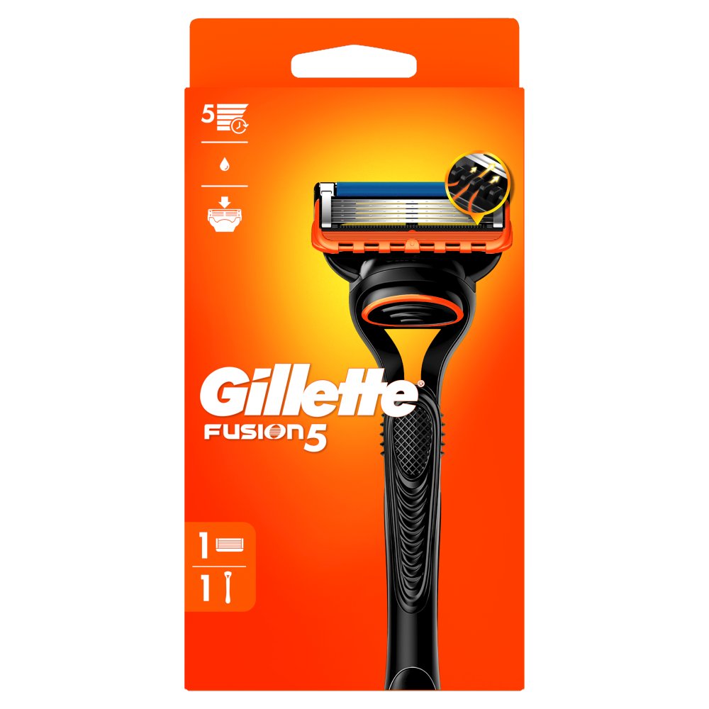 Gillette Fusion5 Blades 8 Pack + Fusion Gel 200 ml - 34685768