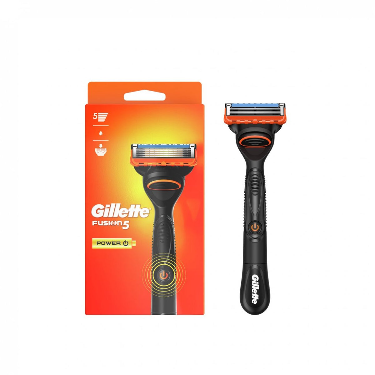 Gillette Fusion5 Blades 8 Pack + Fusion Gel 200 ml - 34685768