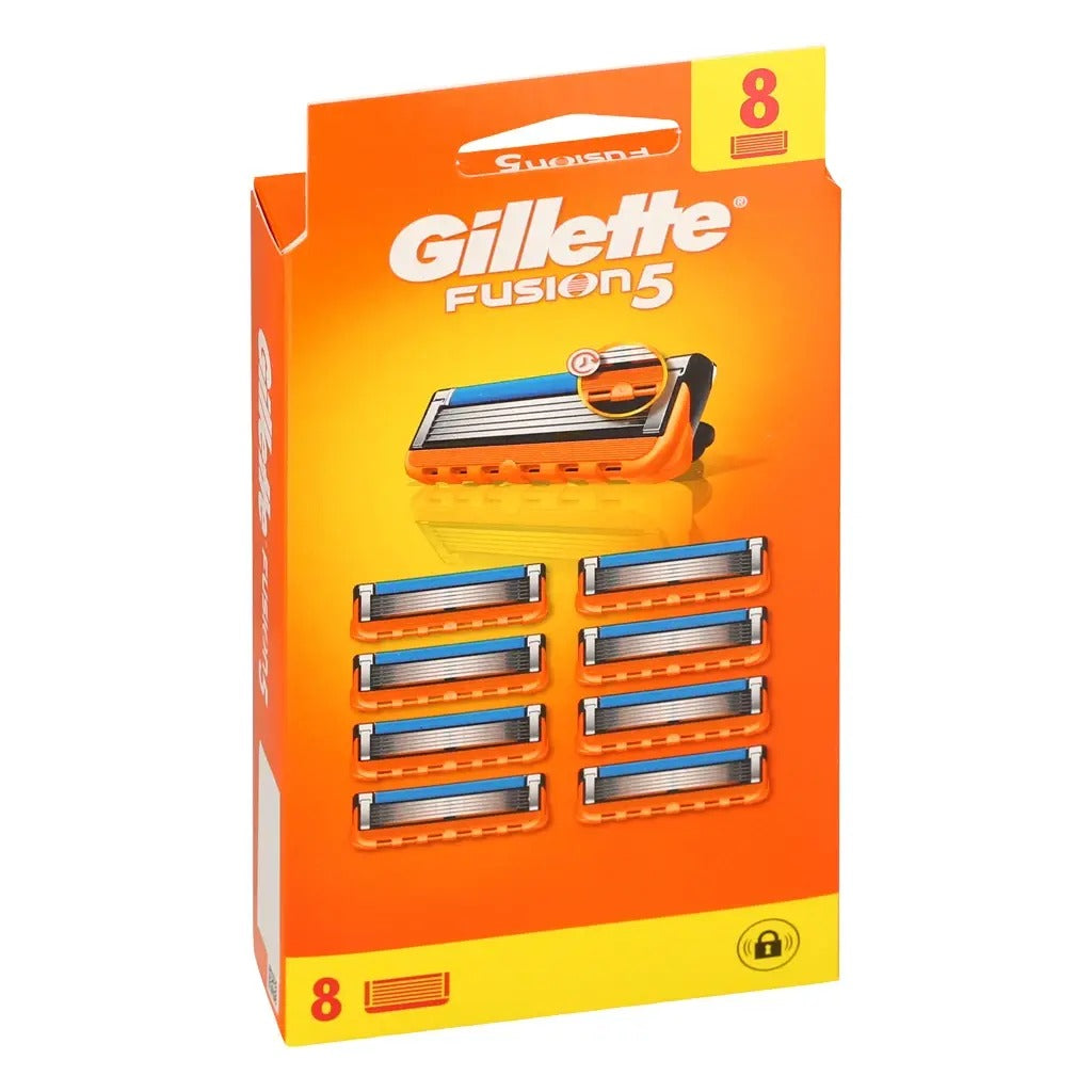 Gillette Fusion5 Blades 8 Pack + Fusion Gel 200 ml - 34685768