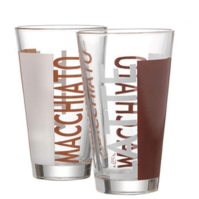 Flirt by R & B Latte Macchiato Glass - Coffee Party - 0.33 l - Set of 6