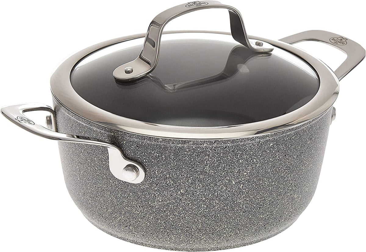 BALLARINI 75002-826-0 2.67 L Round Grey Saucepan