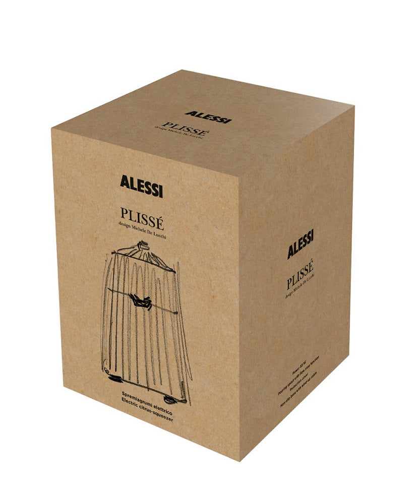 Alessi Electric Lemon Squeezer Pleated, Black (MDL07 B)