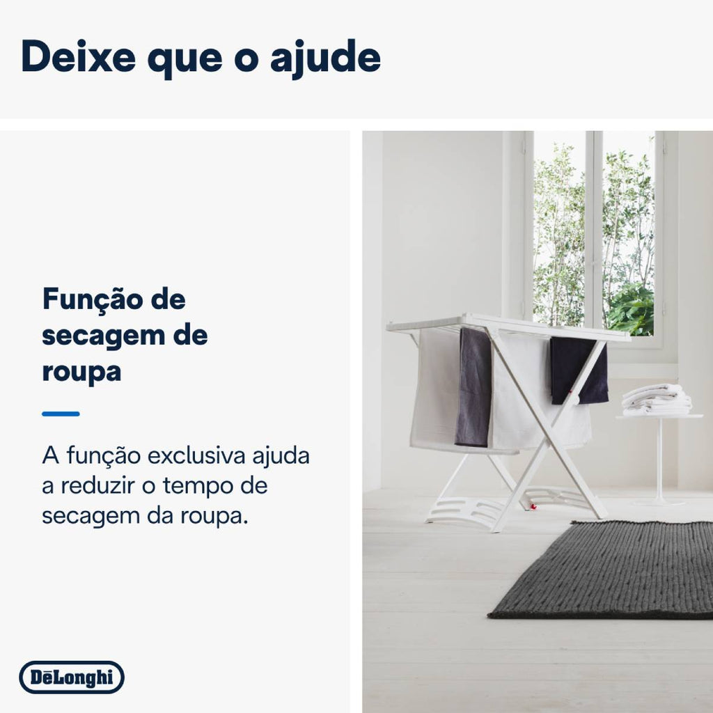 De'Longhi Dehumidifier 14 L/24h for Rooms up to 65m² (0148514252)