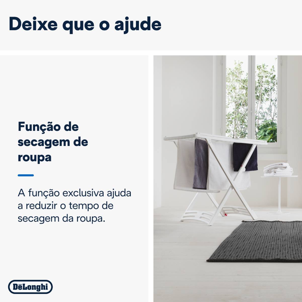 De'Longhi Dehumidifier 14 L/24h for Rooms up to 65m² (0148514252)