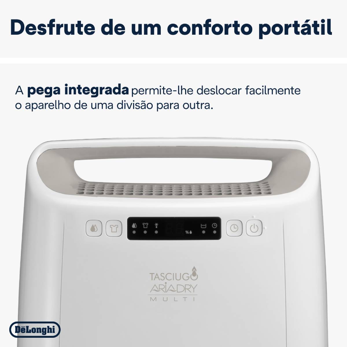 De'Longhi Dehumidifier 14 L/24h for Rooms up to 65m² (0148514252)