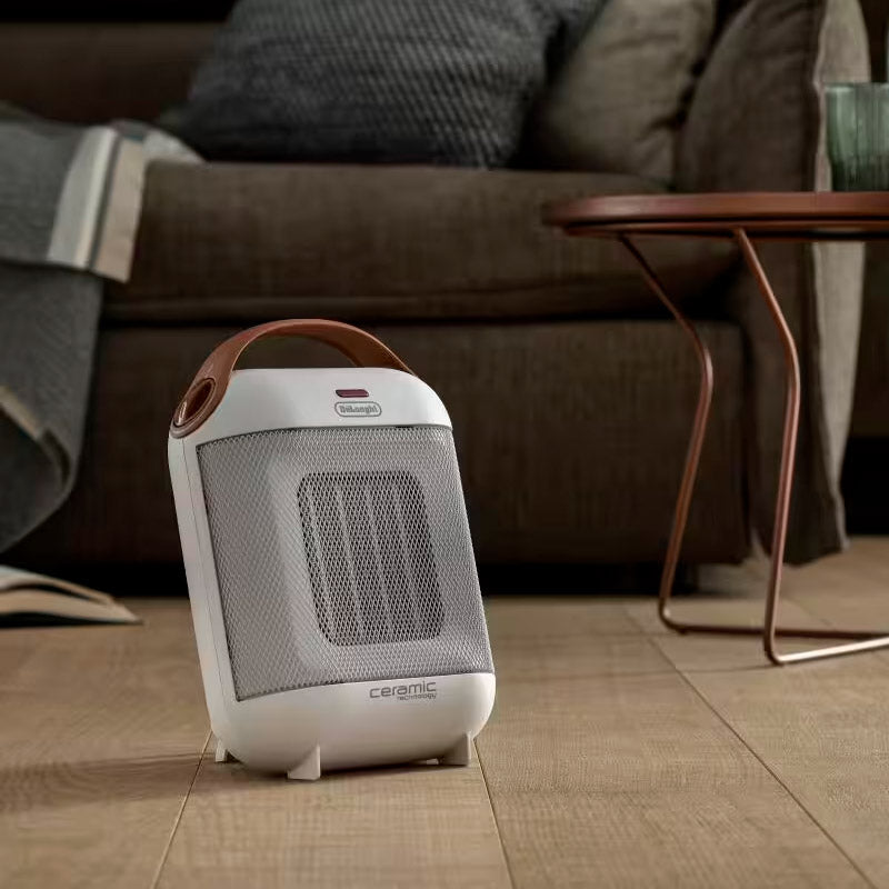 DeLonghi Capsule HFX30C18.IW Electric Fan Heater 1800W Ceramic Indoor Use