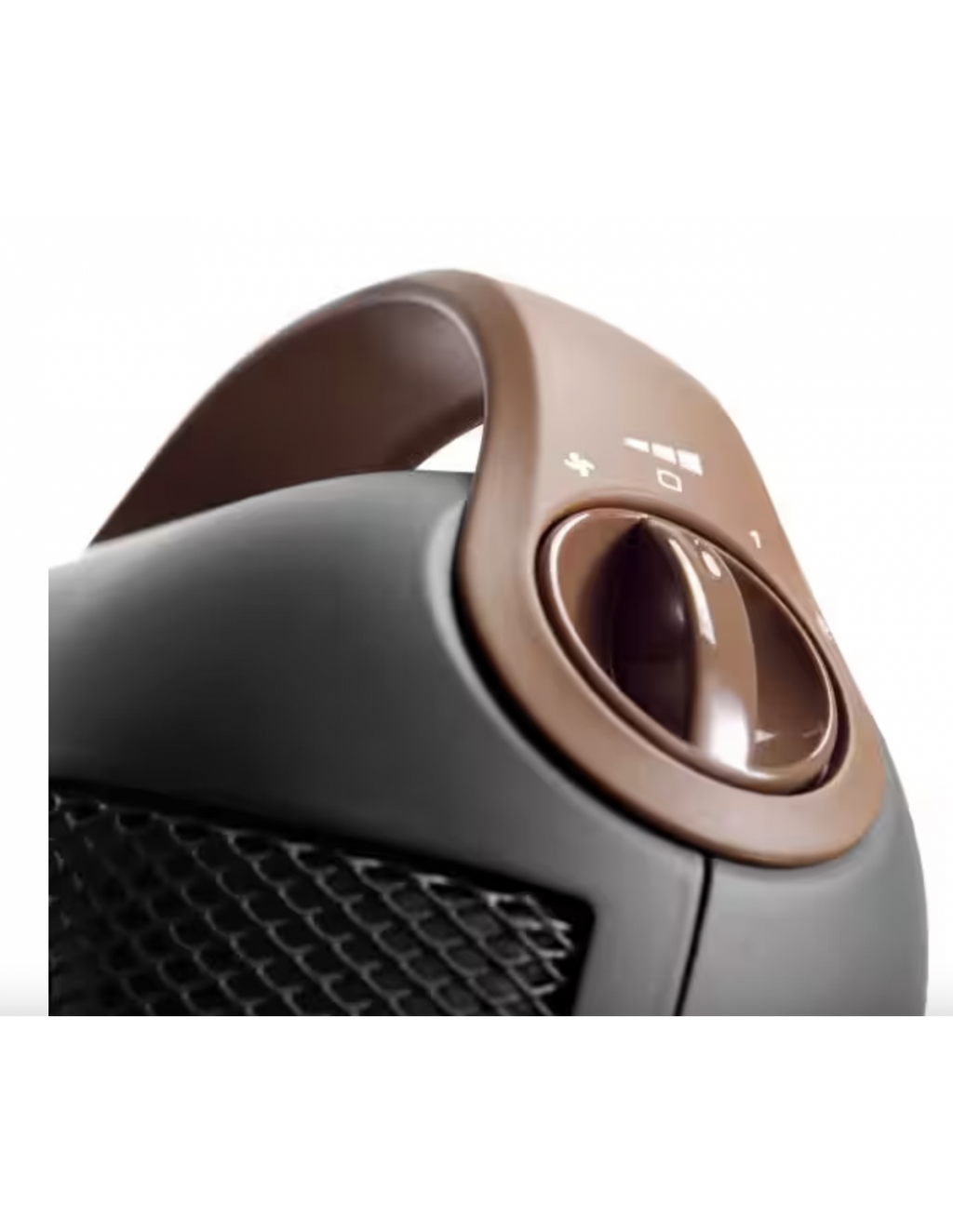 DeLonghi HFX30C18.AG Electric Fan Heater, Indoor, Black/Grey, 1800 W (0114571001)