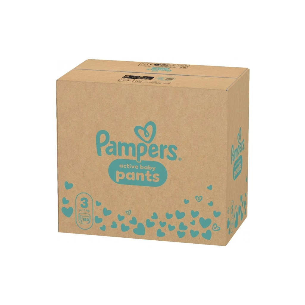 Pampers Active Baby Diapers 3 6-11 kg 180 pcs