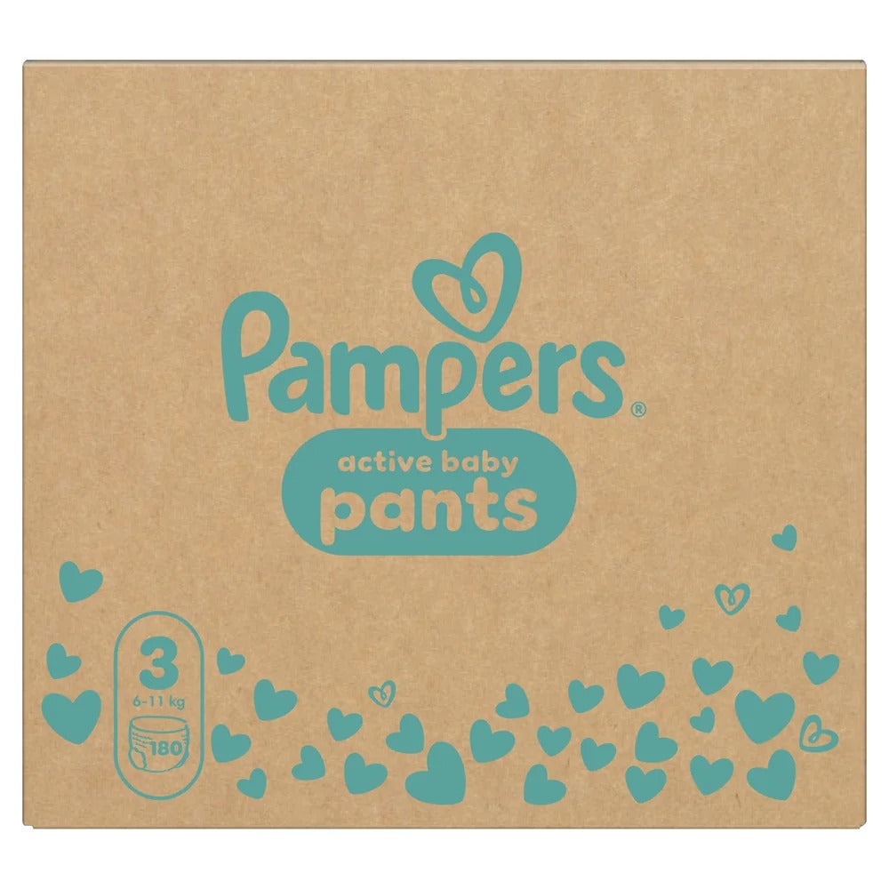Pampers Active Baby Diapers 3 6-11 kg 180 pcs