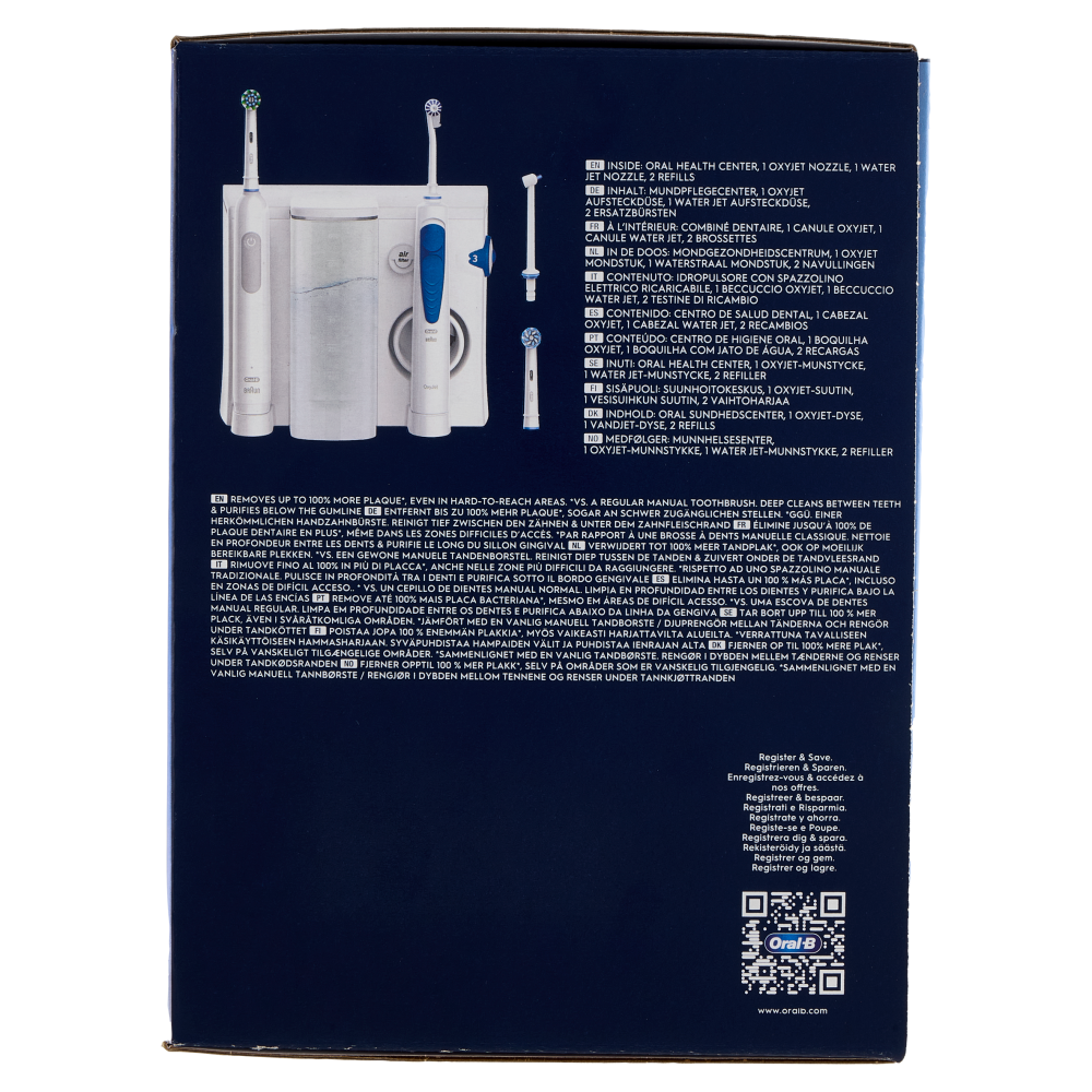 BRAUN OXY JET + PRO1 OxyJet Cleaning System, Oral Irrigator, Pro1 (840825)
