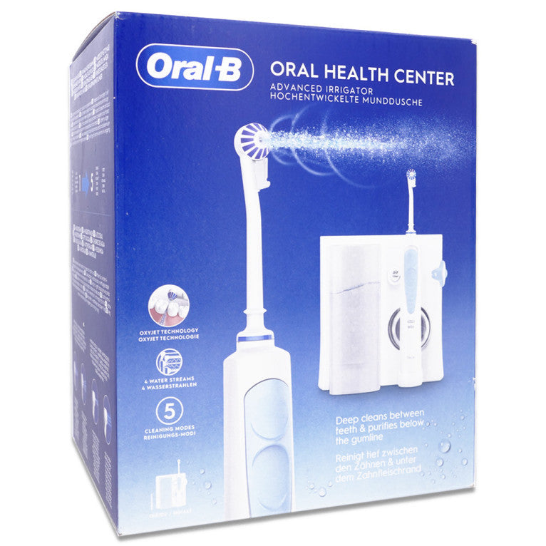 Oral-B Oxyjet Adult Rotating-Vibrating Toothbrush White (841396)