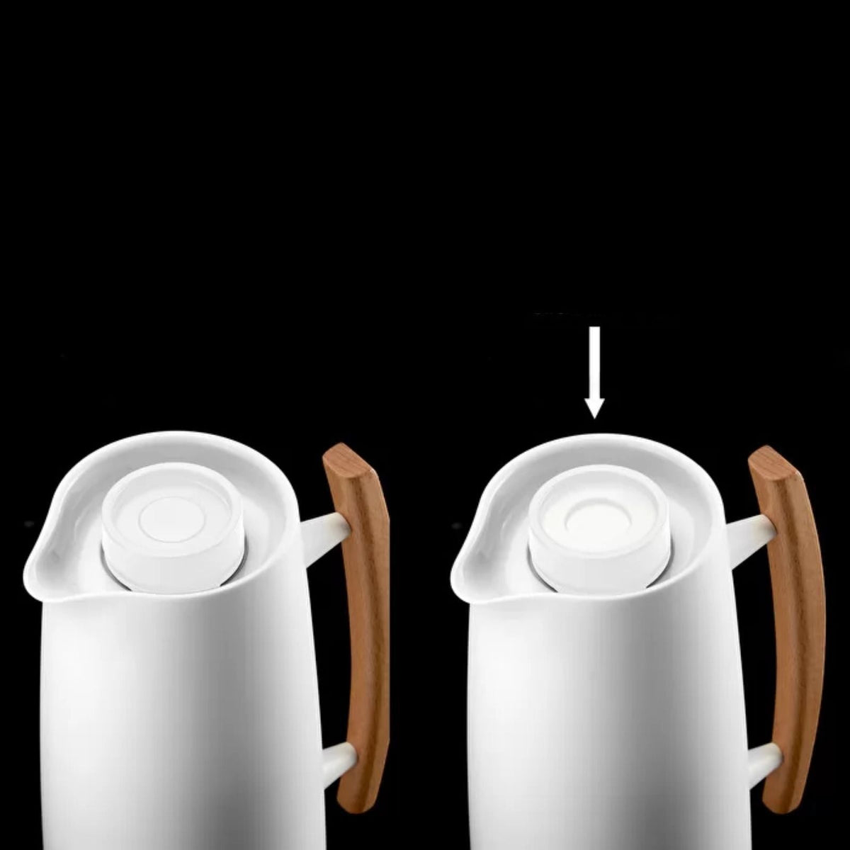 Guzzini RIVIERA'63 Thermokaraffe 1 Liter White (12560011)
