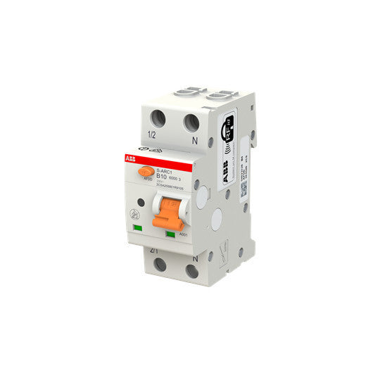 ABB S-ARC1 B10 6kA 1P+N 2TE Circuit Breaker (2CSA255901R9105)