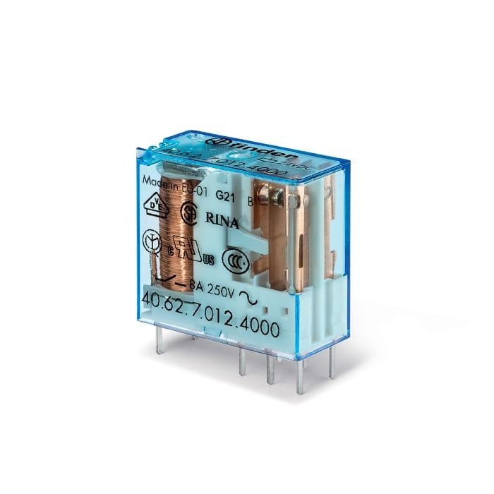 Finder Multifunctional Time Relay 12V/DC 12V/AC 0.05s-100h 85.04.0.012.0000.PD1
