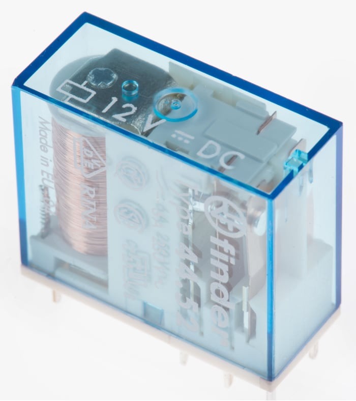 Finder Multifunctional Time Relay 12V/DC 12V/AC 0.05s-100h 85.04.0.012.0000.PD1