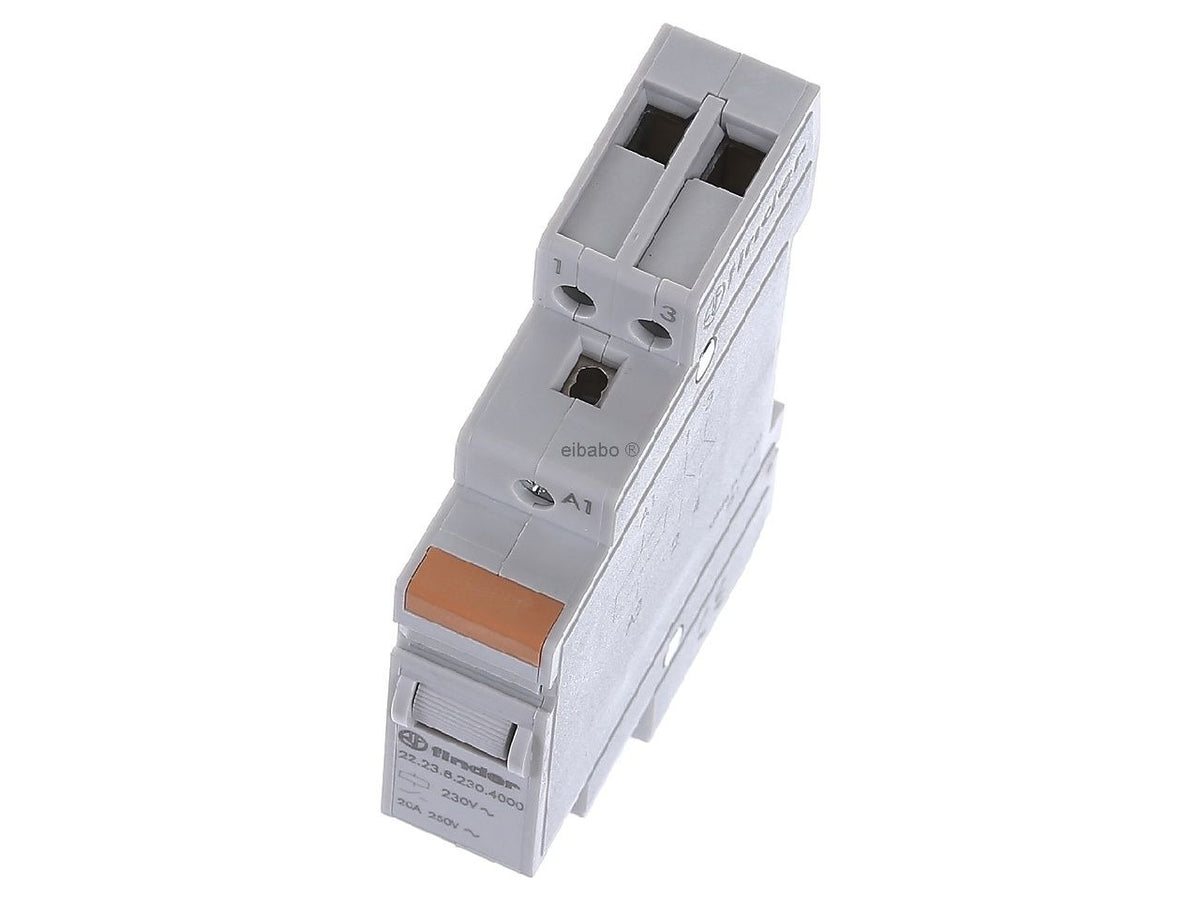 Finder Installation Relay 230VAC 20A 22.23.8.230.4000 Series 22 for 35 mm Rail 1NO 1NC