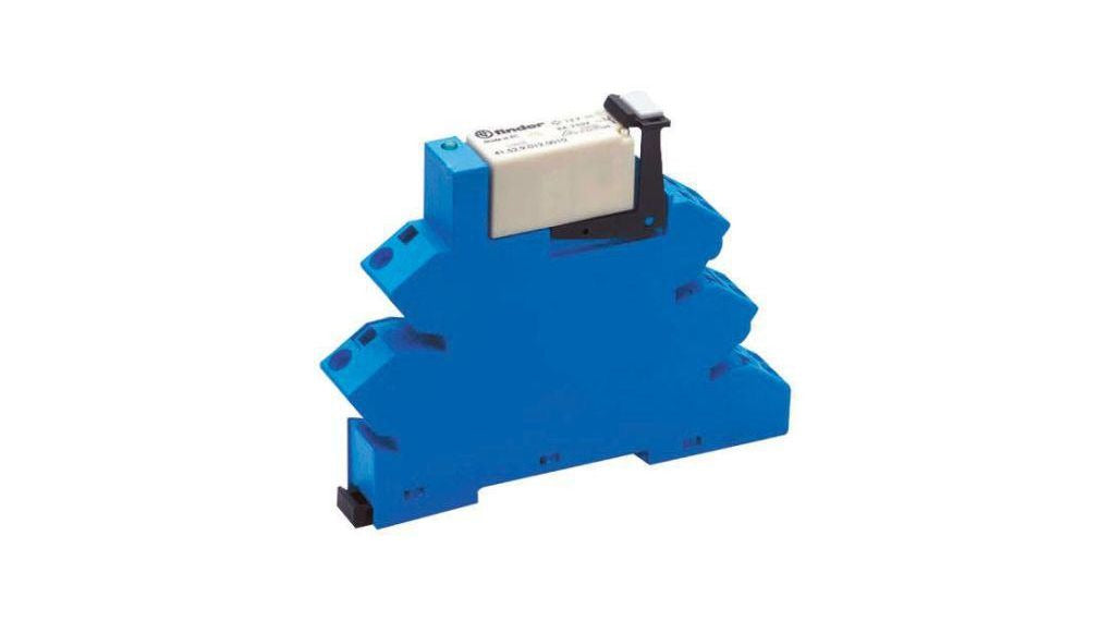 Finder 38 Series Relay 24V AC/DC 8A DPDT DIN Rail Mount 38.62.0.024