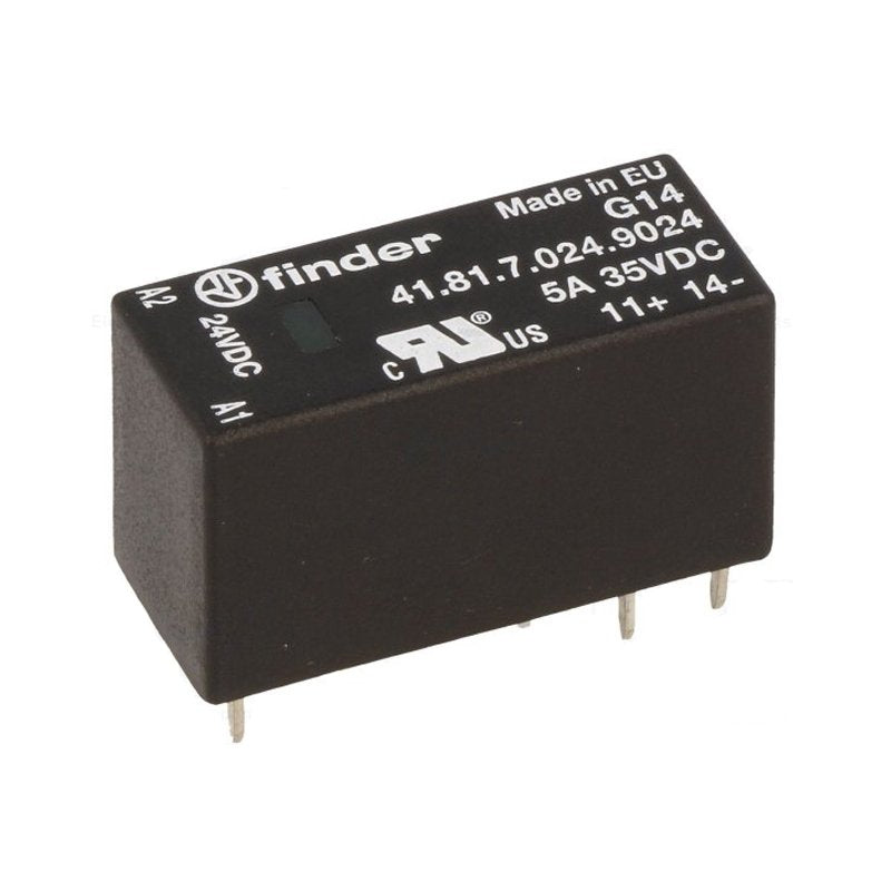 Finder 41 Series Solid State Relay 5A PCB Mount 24V DC (41.81.7.024.9024)