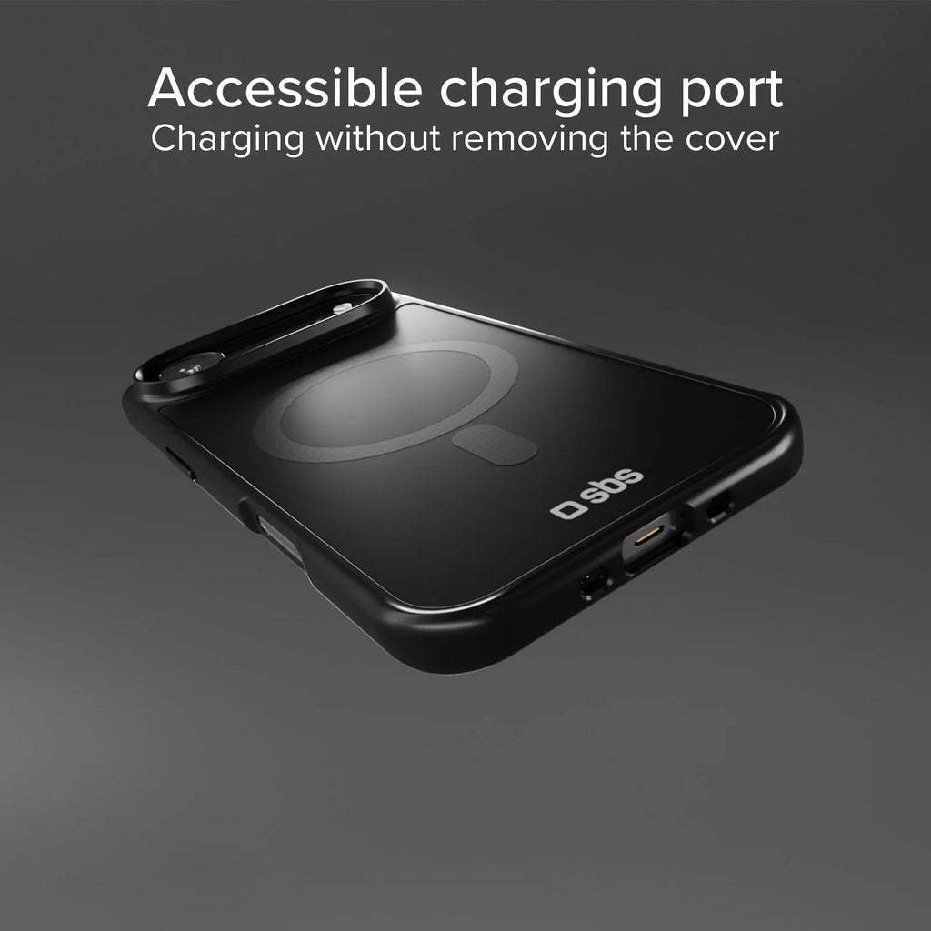 SBS Cover for Apple iPhone Air Black MagSafe Compatible TED3OBKMAGIP1766
