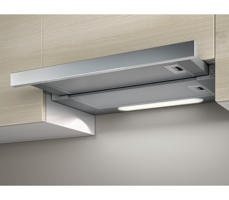 Elica ELITE14 LUX GRIX/A/50 Built-under Silver Stainless steel 336 m3/h