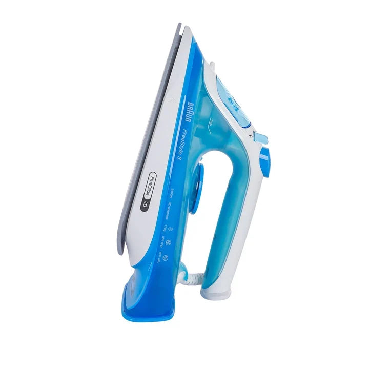 Braun FI 3144 BL Dry & Steam Iron, Ceramic Soleplate, 2400 W, Blue (0127408002)