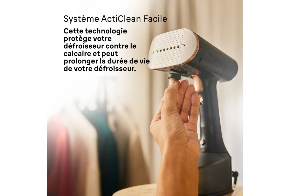 Braun QuickStyle 7 Steam Iron - 1600 W - Black - Copper - Model GS7077BK