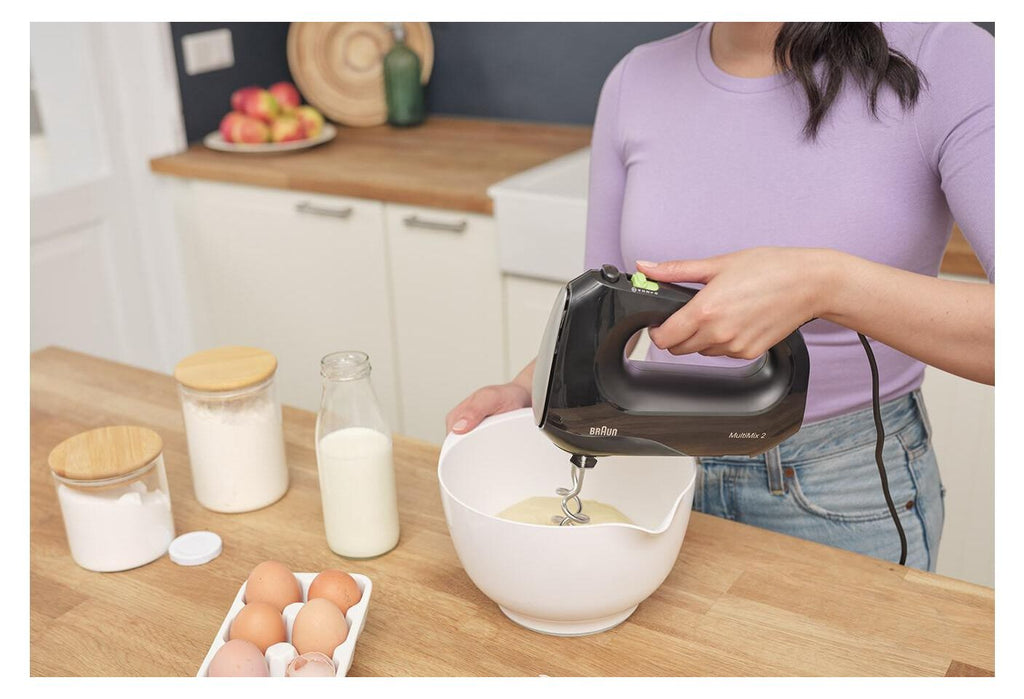 Braun Hand Mixer HM2110BK, 500W, 4 Speed Settings, Turbo Function