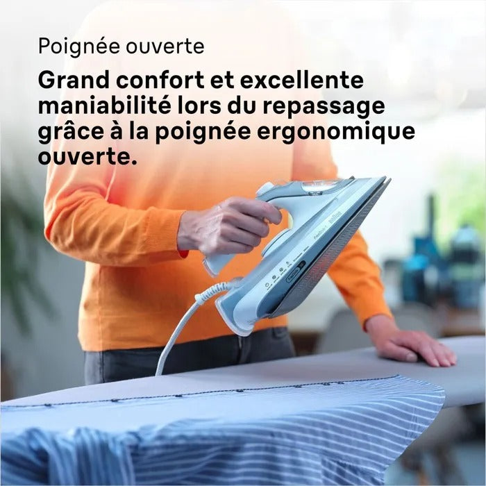 Braun TexStyle 5 SI 5078 GY - Dry & Steam Iron - 2800 W - EloxalPlus Soleplate - Grey/White