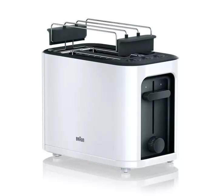 Braun Toaster HT 3010 WH, 2 Slice, 1000W, White