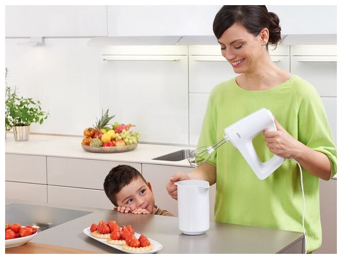 Braun HM 3100 WH Hand Mixer 500W White 0X22211007