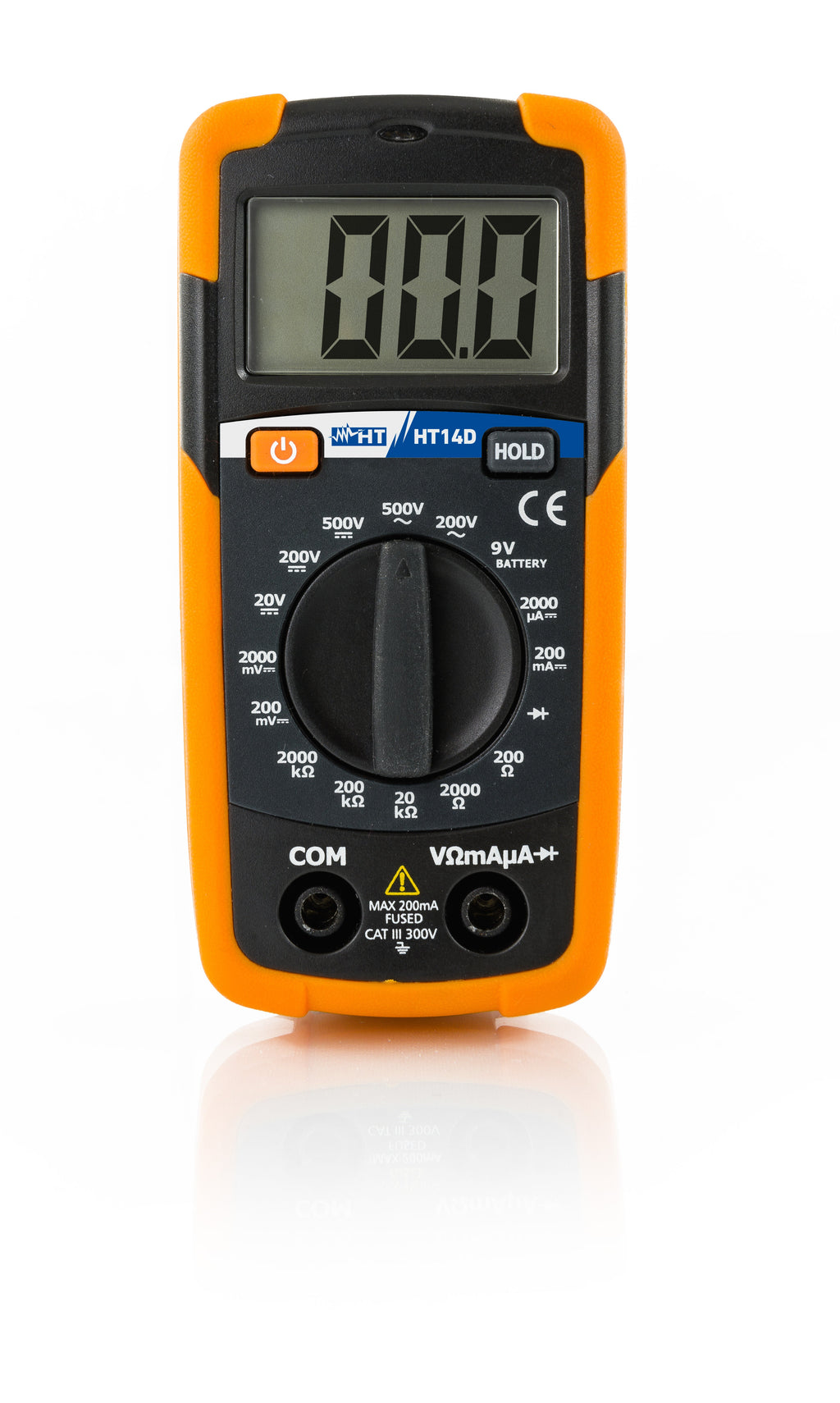 HT Instruments HT14D Handheld Multimeter CAT II 600V CAT III 300V