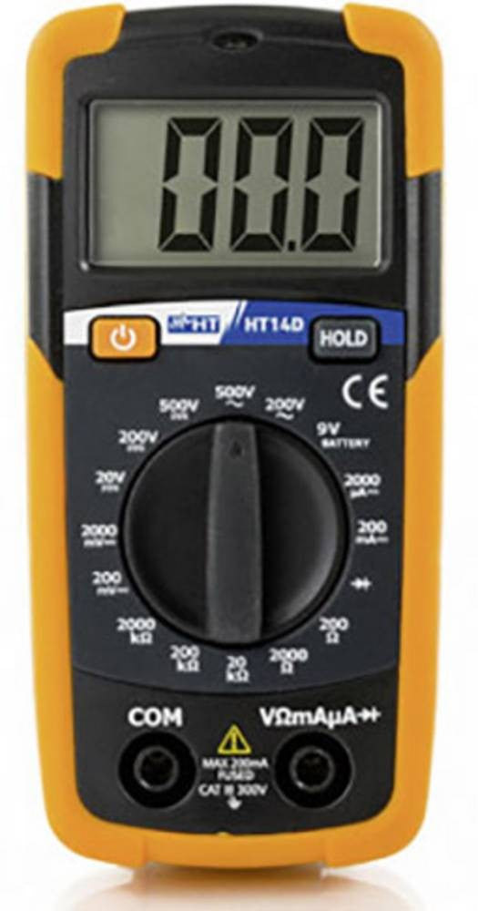 HT Instruments HT14D Handheld Multimeter CAT II 600V CAT III 300V