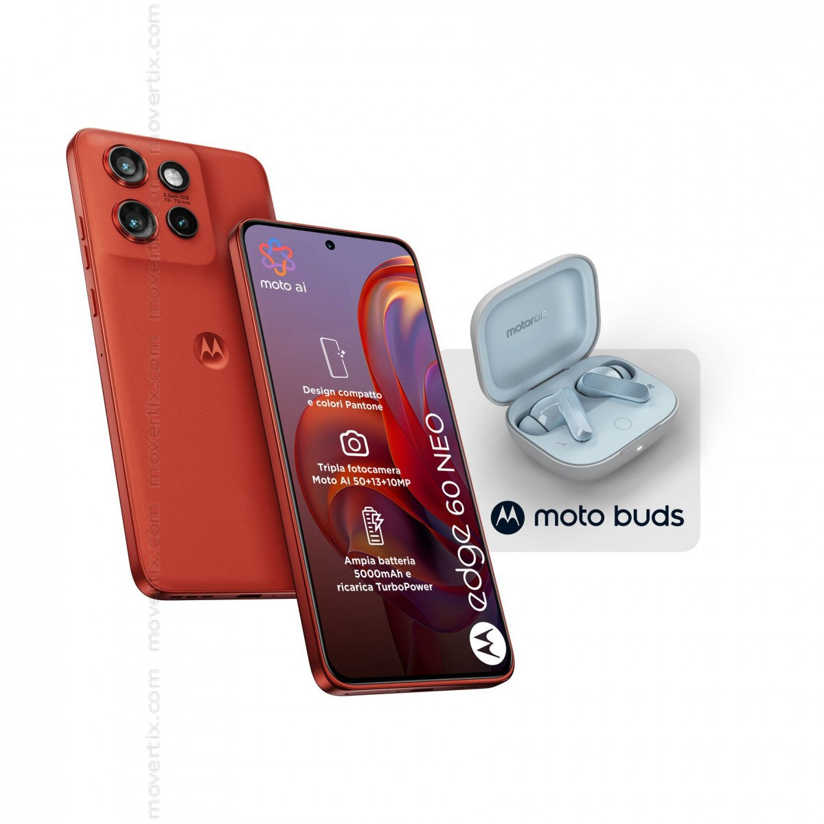 Motorola Edge 60 Neo 8/256GB Poinciana + Buds Moto | Smartphone