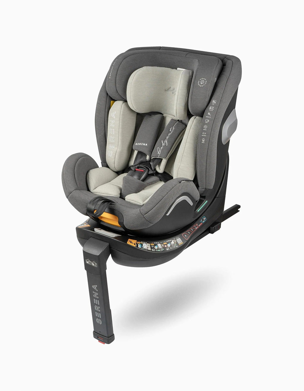 BABYAUTO Car Seat AITANA Group 0/1/2/3 40/150 cm I-Size Isofix Swivel Reclining Reducer Black/Anthracite