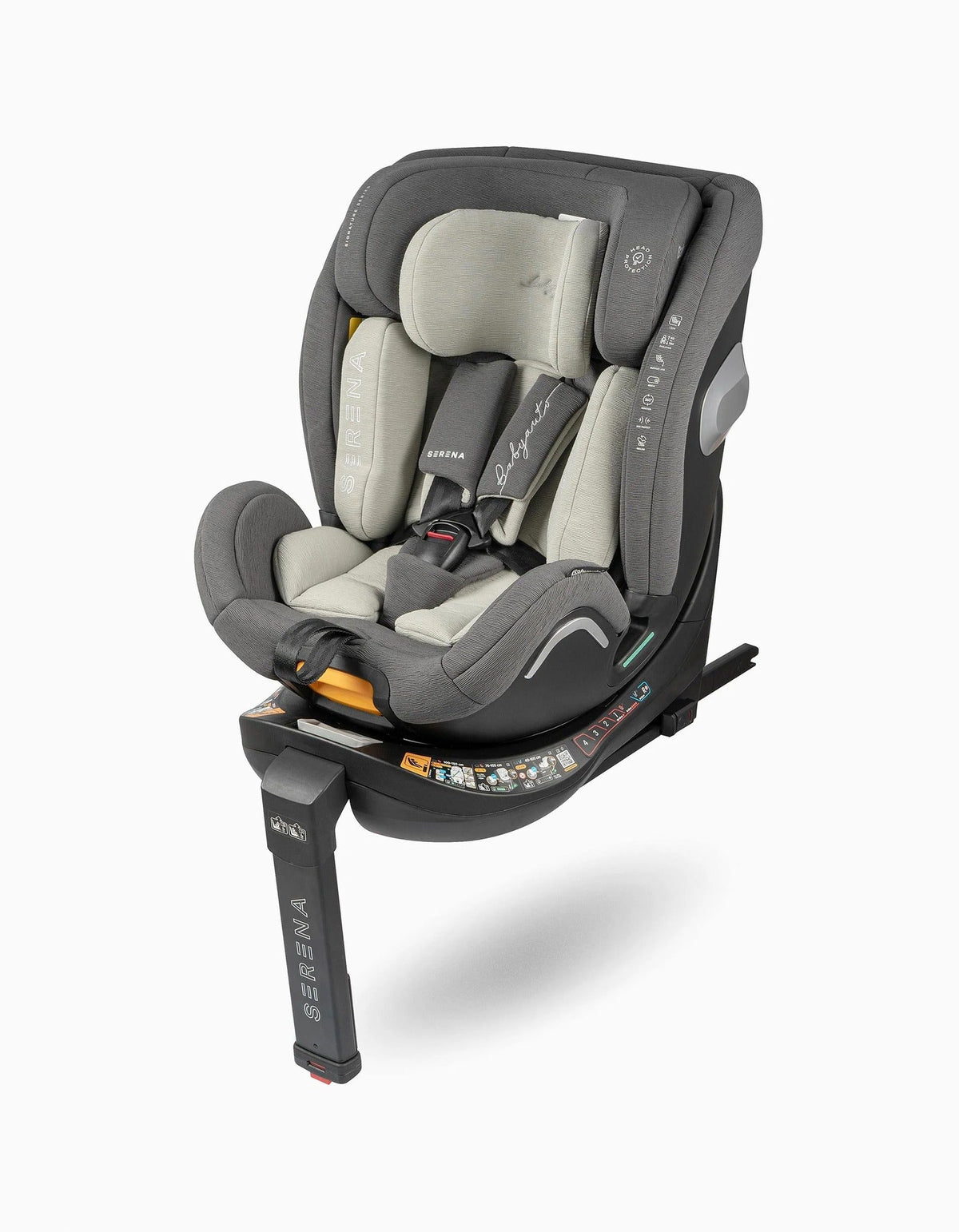 BABYAUTO Car Seat AITANA Group 0/1/2/3 40/150 cm I-Size Isofix Swivel Reclining Reducer Black/Anthracite