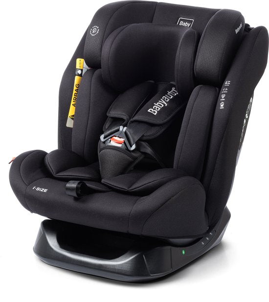 BABYAUTO Car Seat AITANA Group 0/1/2/3 40/150 cm I-Size Isofix Swivel Reclining Reducer Black/Anthracite