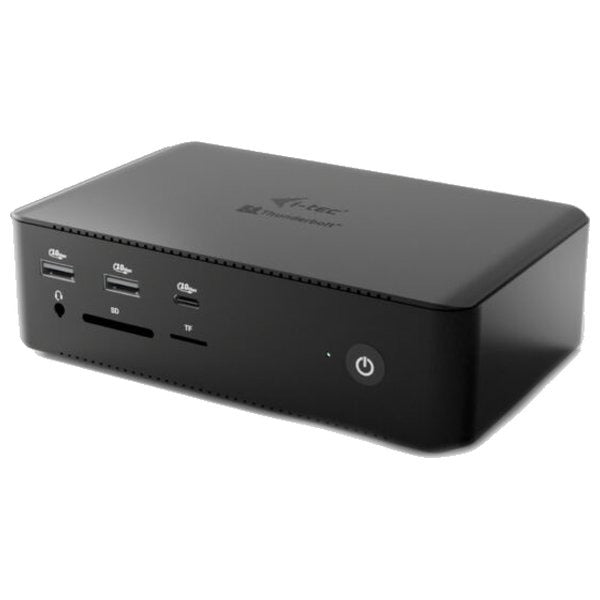 I-TEC Thunderbolt 5 Quattro Display Dock - DS 2xTB5 2xHDMI 1x2.5GLAN 1xAudio/Mic 1xUSB-C Gen2 4xUSB-A Gen2 SD+TF Card Reader PD 140W TB5QUATTRODOCKPD