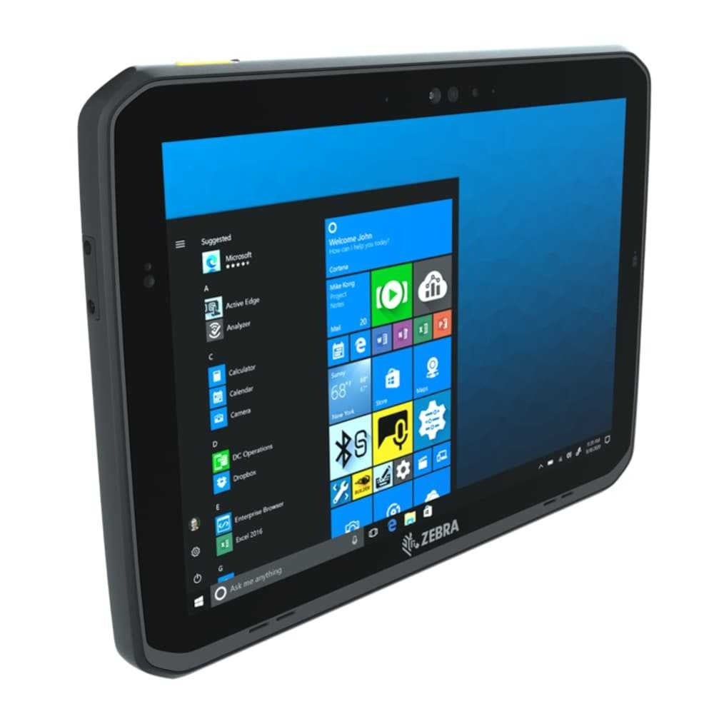 Zebra 2-in-1 Keyboard with Touchpad - Extendable Handle - Backlit - Dock - QWERTY - for ET80, ET85