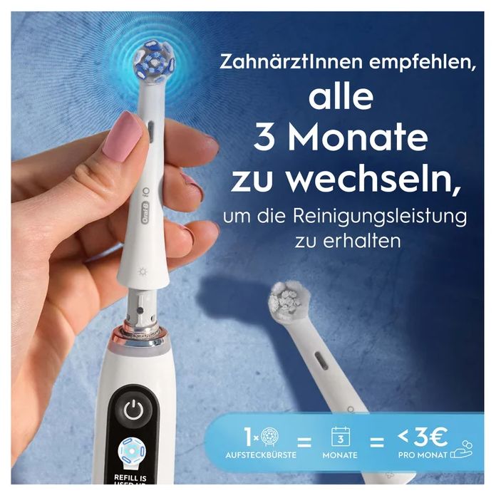 Braun Replacement Brush Head - Oral Care Accessory EB iO Ultimate Reinforcement ws6er