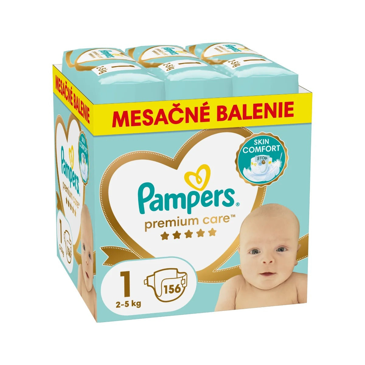 Pampers Premium Care Diapers 2-5 kg 156 pcs Model 32688965