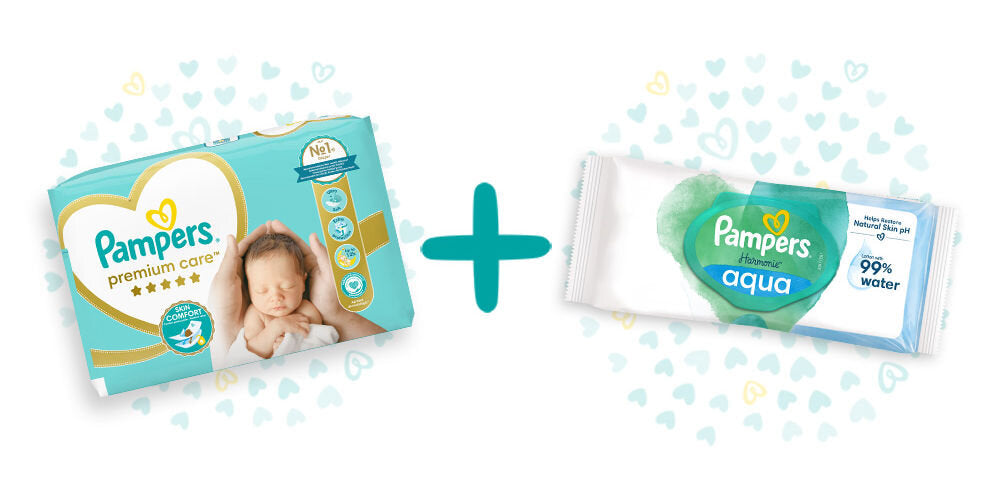 Pampers Premium Care Diapers 2-5 kg 156 pcs Model 32688965