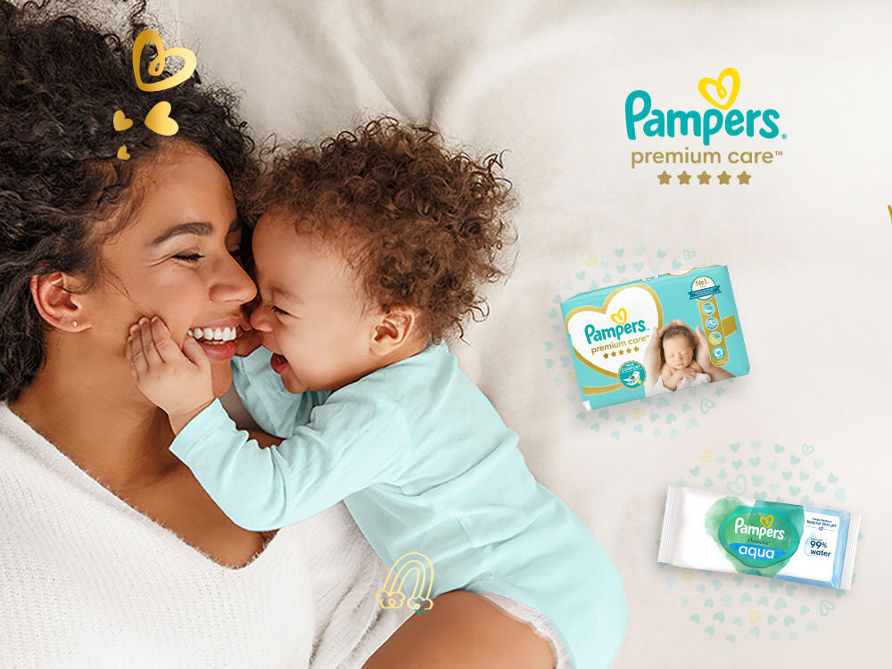 Pampers Premium Care Diapers 2-5 kg 156 pcs Model 32688965