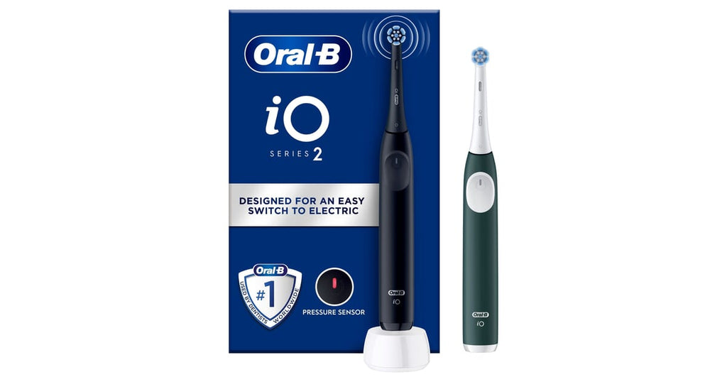 Braun Oral-B iO Series 2 Duo Toothbrush - Black Green (612418)