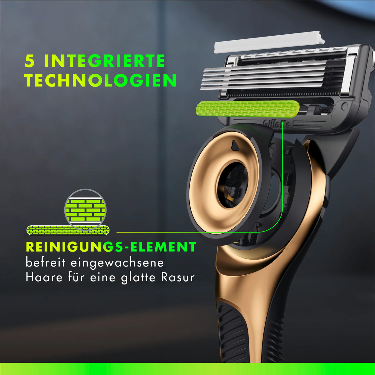 Gillette Labs Men's Wet Razor with Cleaning Element