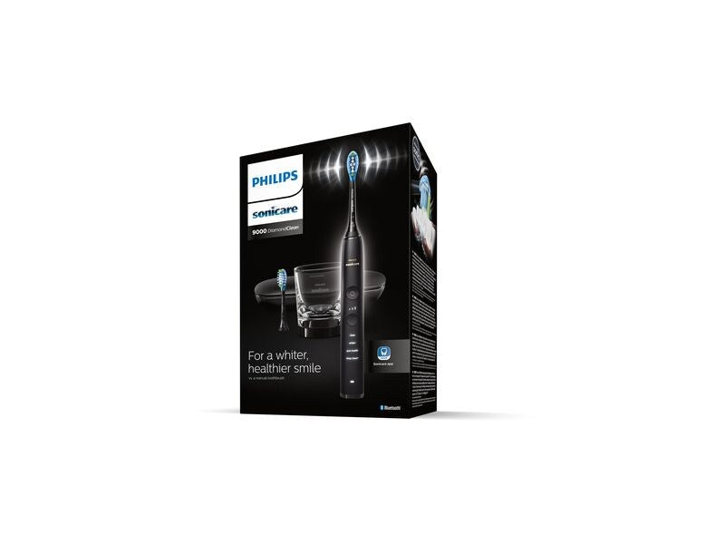 Philips DiamondClean 9000 HX9913/18 Electric Sonic Toothbrush with App - Adult - Sonic Toothbrush - Normal - Soft - Black - Ergonomic - AC/Battery