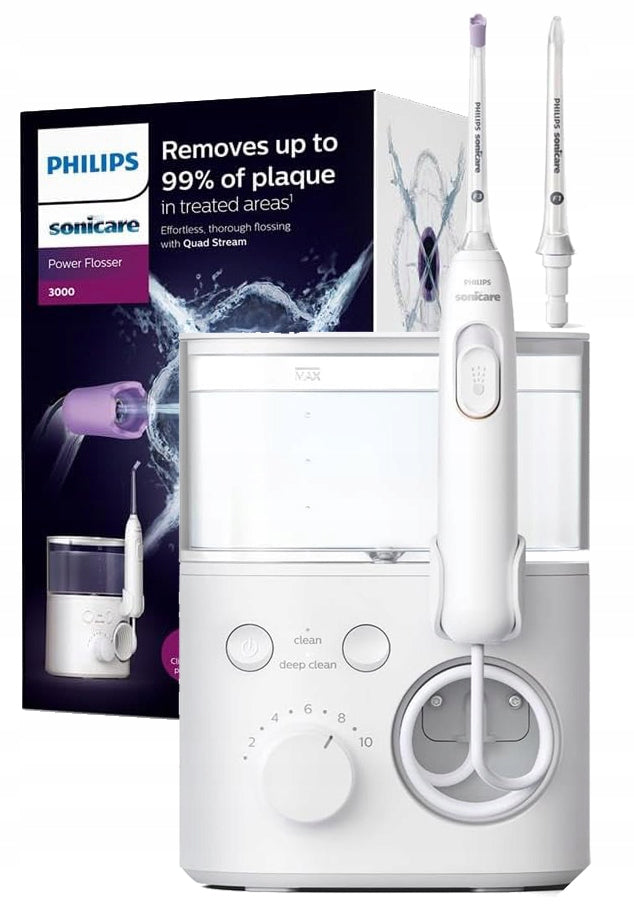 Philips Oral Irrigator HX3711/20 with Water Pressure Regulator and 550 ml Tank
